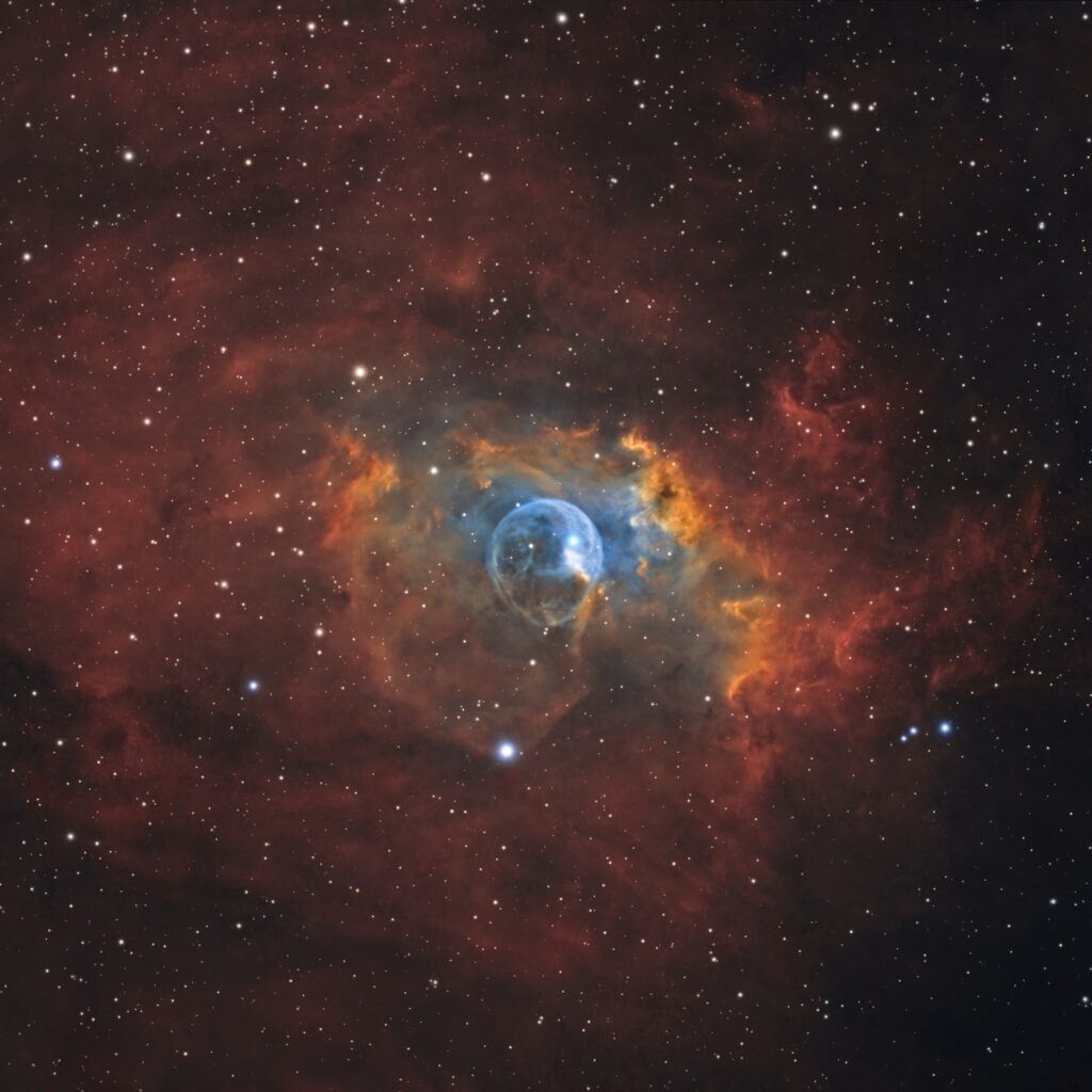 ngc 7635 nébuleuse de la bulle