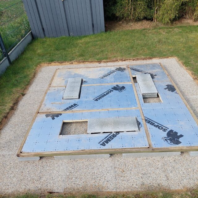 plancher isolant posé