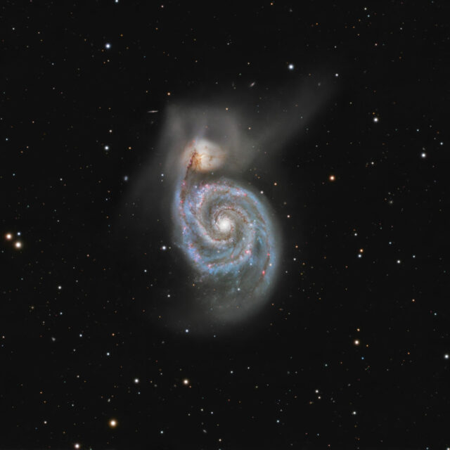 M51 galaxie du tourbillon