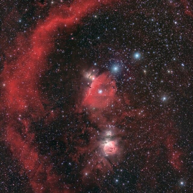 nébuleuse d'Orion et la boucle de Barnard